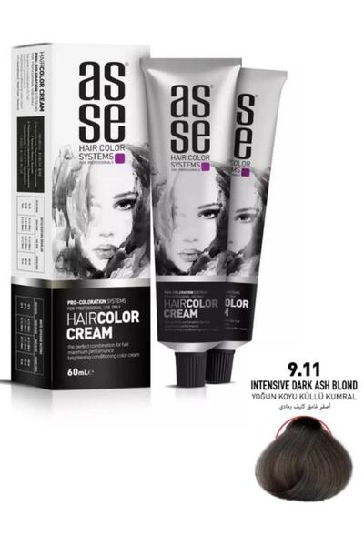 asse Hair Color Systems Saç Boyası 60 Ml. -9.11 Yoğun Koyu Küllü Kumral