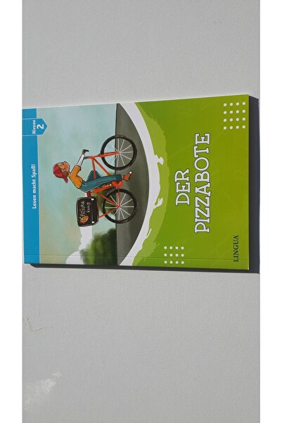 Lingua Yayınevi German Story Book - Der Pizzabote - 2. Level - 36 Pages -