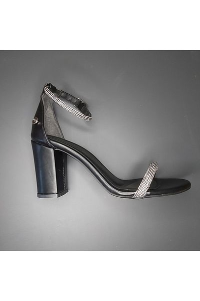 Pierre Cardin Pantofi cu toc gros cu o singură curea