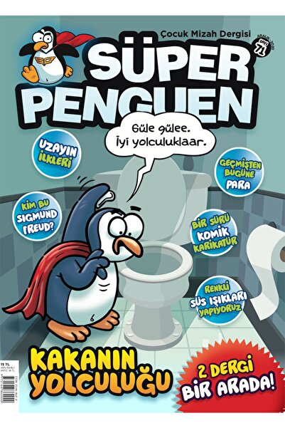 Süper Penguen Çocuk Mizah Dergisi 71. Sayı