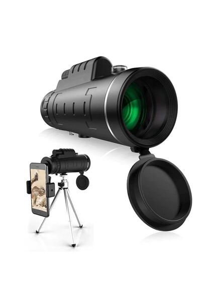 SZ MASTER - Telefon Kamera 80x Dürbün Zoom Tek Göz Monoküler Hd El Dürbünü Teleskop