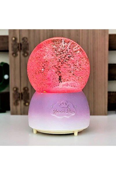 Hediyezen Dört Mevsim Işıklı Büyük Boy Püskürtmeli Kar Küresi