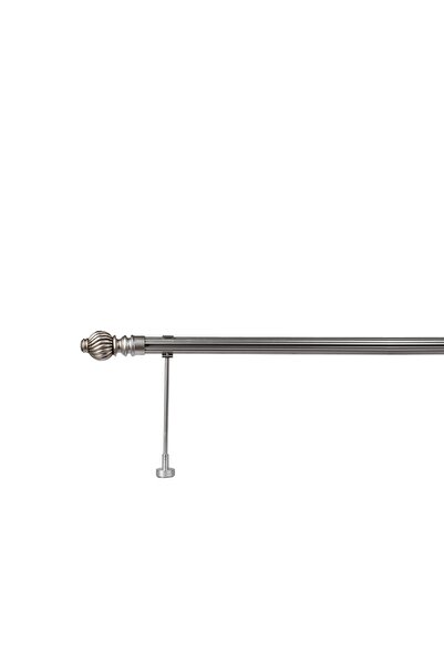 RUSTIKCIM Antik Rustik Fon Perde Askısı Gümüş Eskitme Krg-1 150 Cm