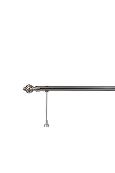 RUSTIKCIM Antik Rustik Fon Perde Askısı Gümüş Eskitme Krg-2 100 Cm