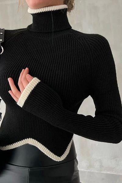 Quzu Black Knitwear
