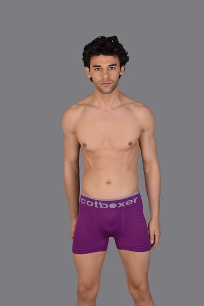 COTBOXER Μωβ ανδρικός απρόσκοπτος μπόξερ