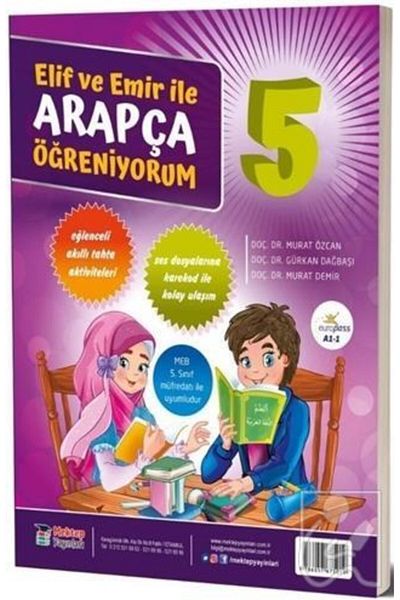 Mektep Yayınları I'm Learning Arabic with Elif and Emir, 5th Grade - Gürkan Dağbaşı, Murat Demir, Murat Özcan