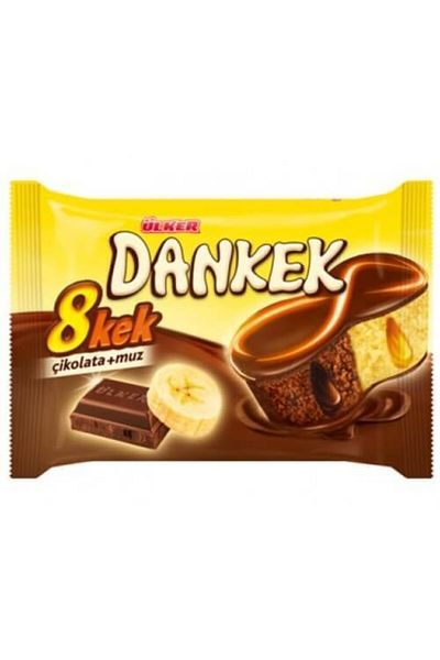 Ülker Dankek 8 Cake Chocolate Banana 55 Gr X 3 Pieces