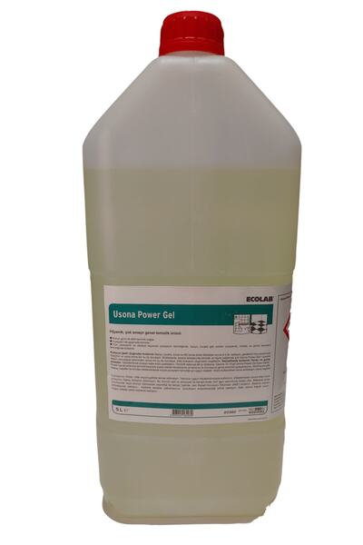 Ecolab Usona Power Gel Klor Bazlı Kıvamlı Genel Temizlik Ürünü 5l