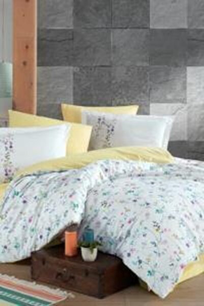 Hobby Tek Kişilik Poplin Nevresim Takımı Orient Sarı