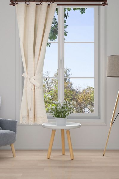 cotton maison Lacy Curtain 100x180 Cm