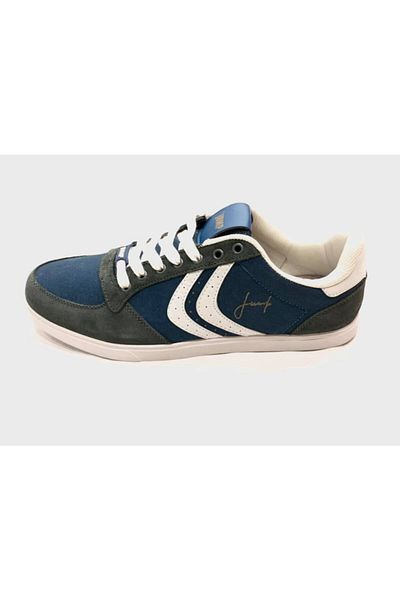 Jump 2946 R Lt Γκρι Μπλε Λευκή Φέτα Unisex Casual Παπούτσια
