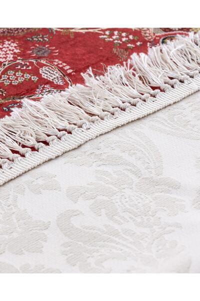 Çağrı Nisa Model Red Silk Prayer Rug