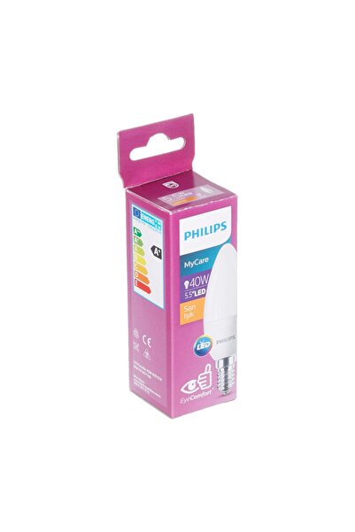 Philips Ledcandle 40w B35 E14 Sarı Işık