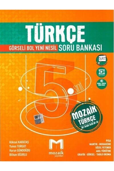 Mozaik Yayınları 5. Sınıf Türkçe Soru Bankası