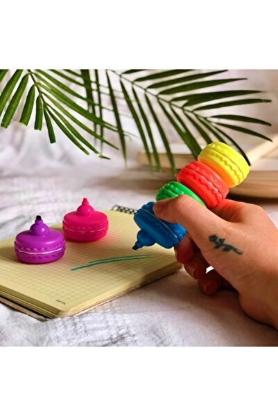 Techno phone طقم أقلام ماركرون 6 قطع 6 ألوان متنوعة