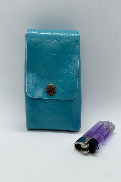 MENİSE Turquoise Patterned Cigarette Wallet