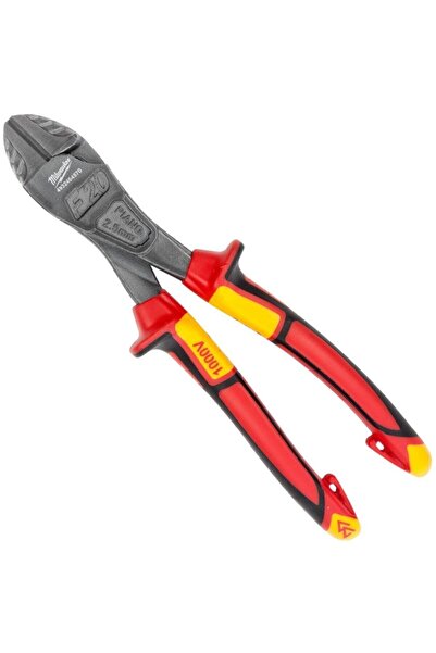 Milwaukee T4932464570 Ağır Hizmet Tipi Vde Elektrikçi, Izoleli Yan Keski 200mm