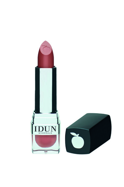 Idun Minerals Stockholm Matte Lipstick Lingon - Mineral Mat Ruj Lingon - 4gr