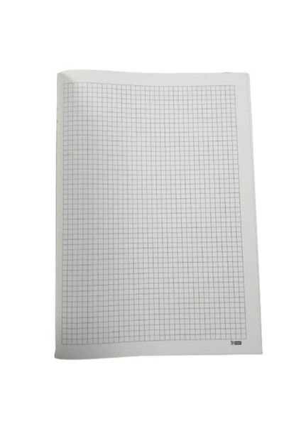 Mikro Hard Kraft Cover Light Notebook A4 Checkered 100 Sheets