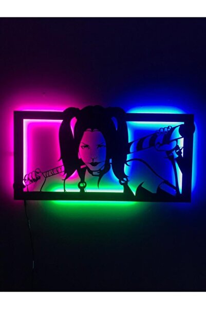 dekoraven Harley Quinn Işıklı Tablo