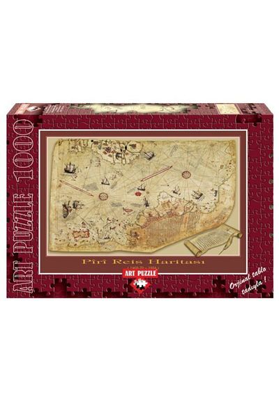 Art Puzzle Piri Reis Map 1000 Piece Puzzle