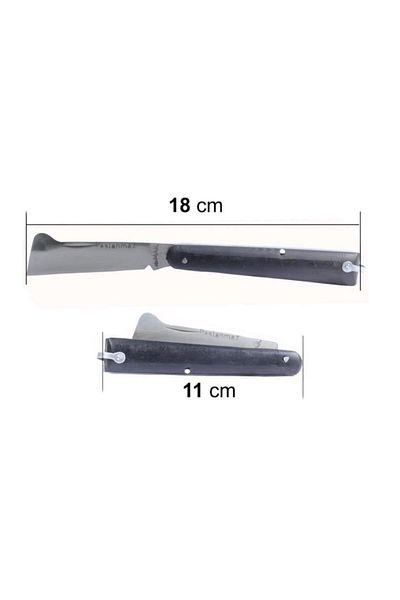 Denizli Clean Work Vaccination Knife Stainless Forged Blade + Knitted Glove