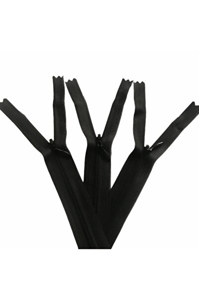 FIM سحاب مخفي أسود مقاس 20 سم - 10 قطع