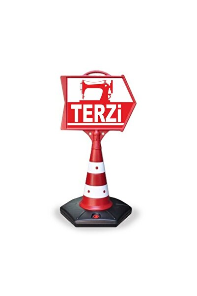 Burada Medikal ve Reklam Terzi Temalı Uyarı Ve Ok Reklam Dubası 34x38