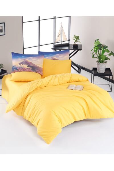 CHARLOTTE Sarı Mountain - Постільний комплект для однієї особи