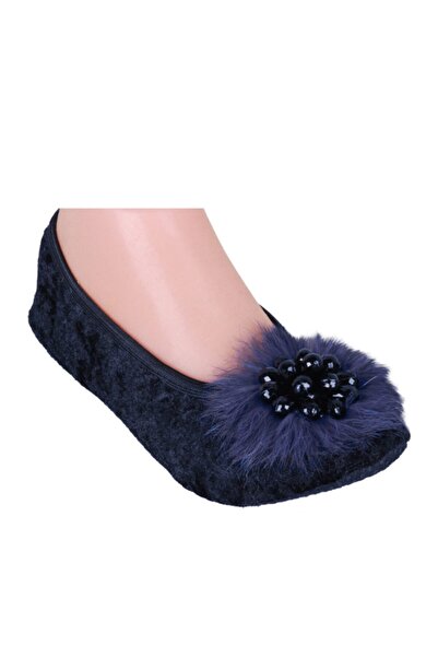 Genel Markalar Lacivert Tüy & Siyah Broş Kadın Pisi Katlanabilir Çantada Taşınabilir Ev Babeti