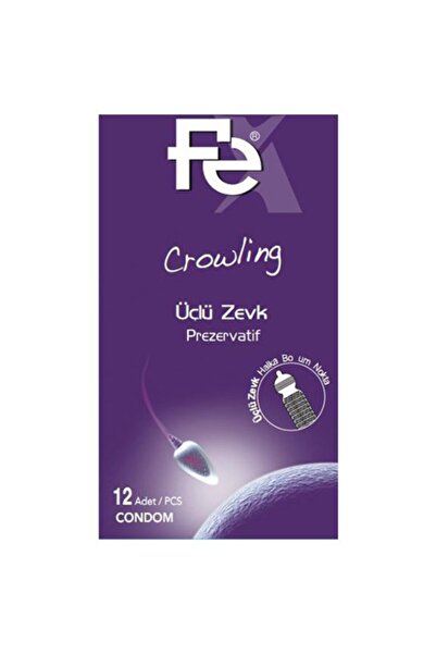 Fe Prezervatif Üçlü Zevk Tırtıklı 12'li