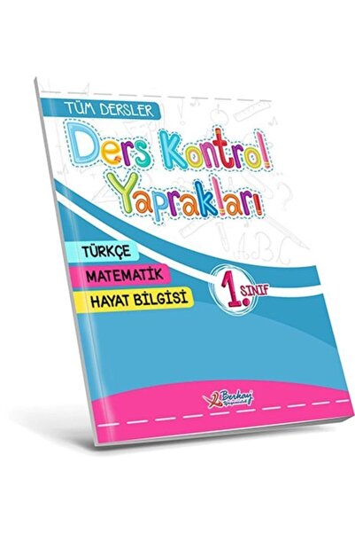 Berkay Yayınları 1. Sınıf Tüm Dersler Ders Kontrol Yaprakları