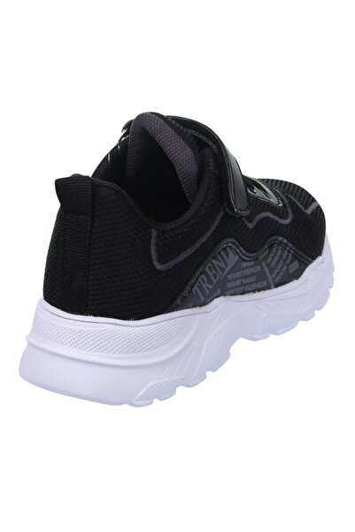 M.P. Çocuk Cırt Cırtlı Siyah Spor Ayakkabı 211-3215ft 100