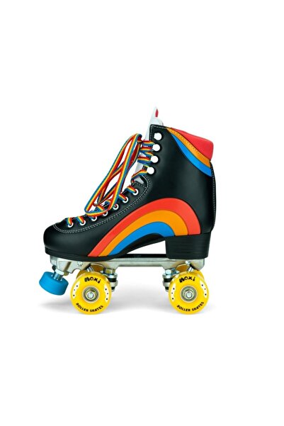 Moxi Skates Rainbow Rider Black Quad Skates