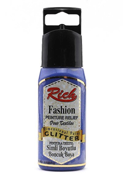 Rich Boyutlu Boya 60 Cc Simli Mavi 966