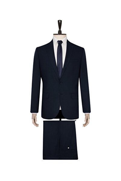 SÜVARİ Lacivert Rahat Kalıp Takım Elbise