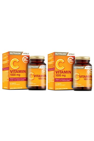Nutraxin فيتامين سي 2000 ملجم - 30 قرص × 2