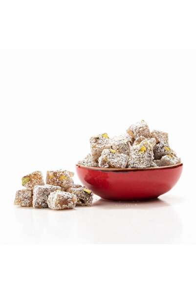 Turuncu Kuruyemiş Çifte Kavrulmuş Fıstıklı Kuş Lokumu 500 Gr