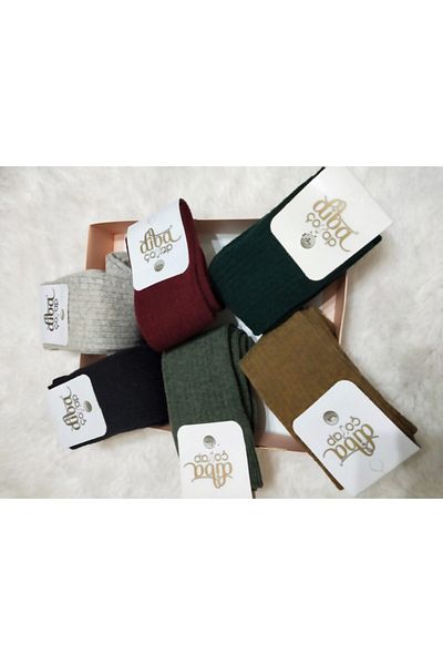Diba 6 Colorful Lambswool Winter Socks