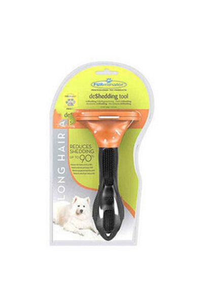 Furminator Furminatör للكلاب ذات السلالات المتوسطة ذات الشعر الطويل (إزالة الشعر بالضغط)