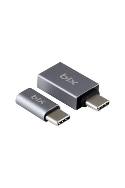 Bix Adp-04 2si 1 Arada (micro Usb – Type-c™ Çeviri Ve Usb – Type-c™ Çeviri Ad...