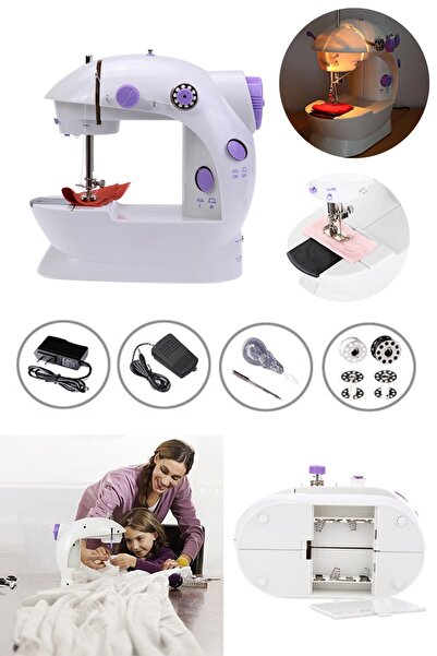 Keyfi Sepet Portatif Taşınabilir Mini Dikiş Makinesi