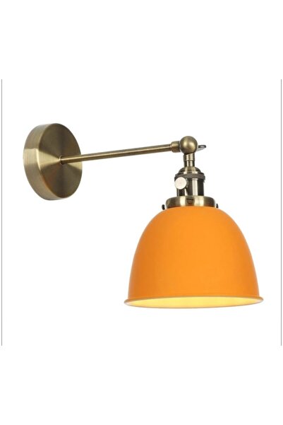 Rsylight Rys Retro Turuncu Metal Dekoratif Rustik Mafsallı Duvar Aplik
