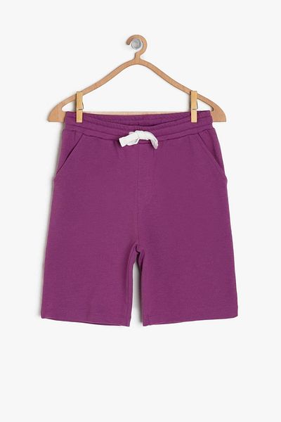 Koton Kids Boy's Purple Pocket Detailed Shorts