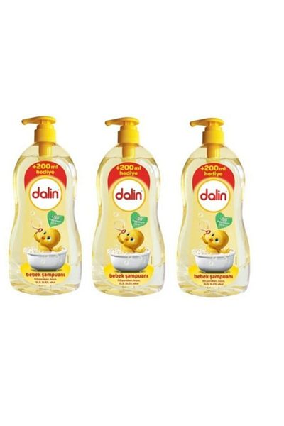 Dalin 3 Baby Shampoo - 700 Ml + 200 Ml