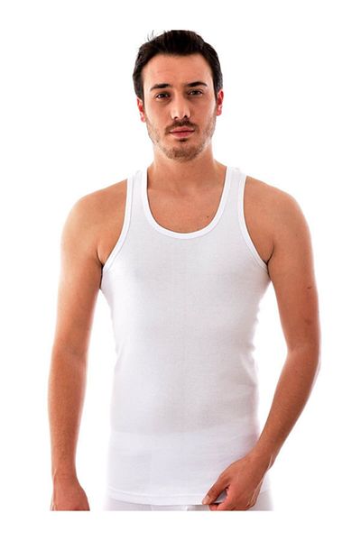 Tutku Ανδρικό εσώρουχο White Rib Rambo