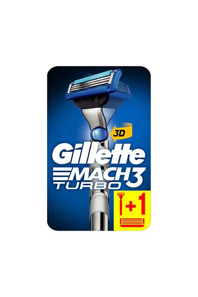 Gillette Shaver Mach3 Turbo 2-up