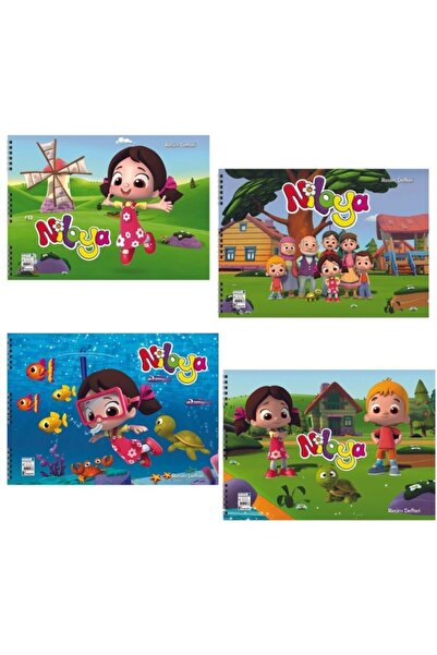 KESKİN COLOR Niloya 25x35 Cm 15 Yaprak Resim Defteri Spiralli 24'lü Paket