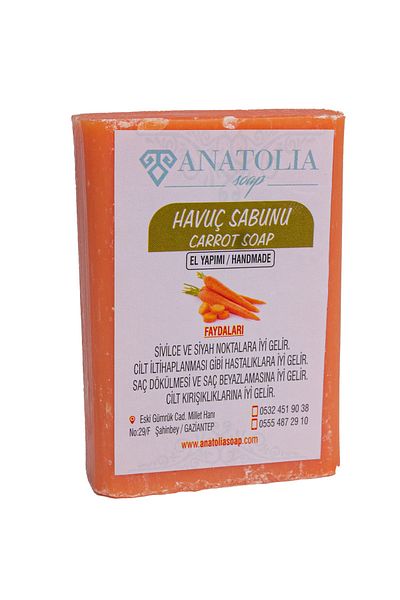 Anatolia Soap Carrot Soap for Acne and Pimple